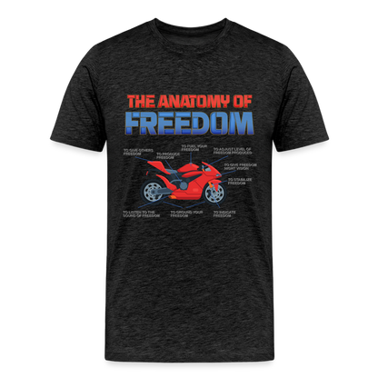 Motorcycle Gift, The Anatomy Of Freedom Shirt, Motorcycle Shirt, Biker Shirt, Motorcycle Gift, Gift For Biker, Motor Cross, Motorcycle Anatomy, Sports Bike - charcoal grey