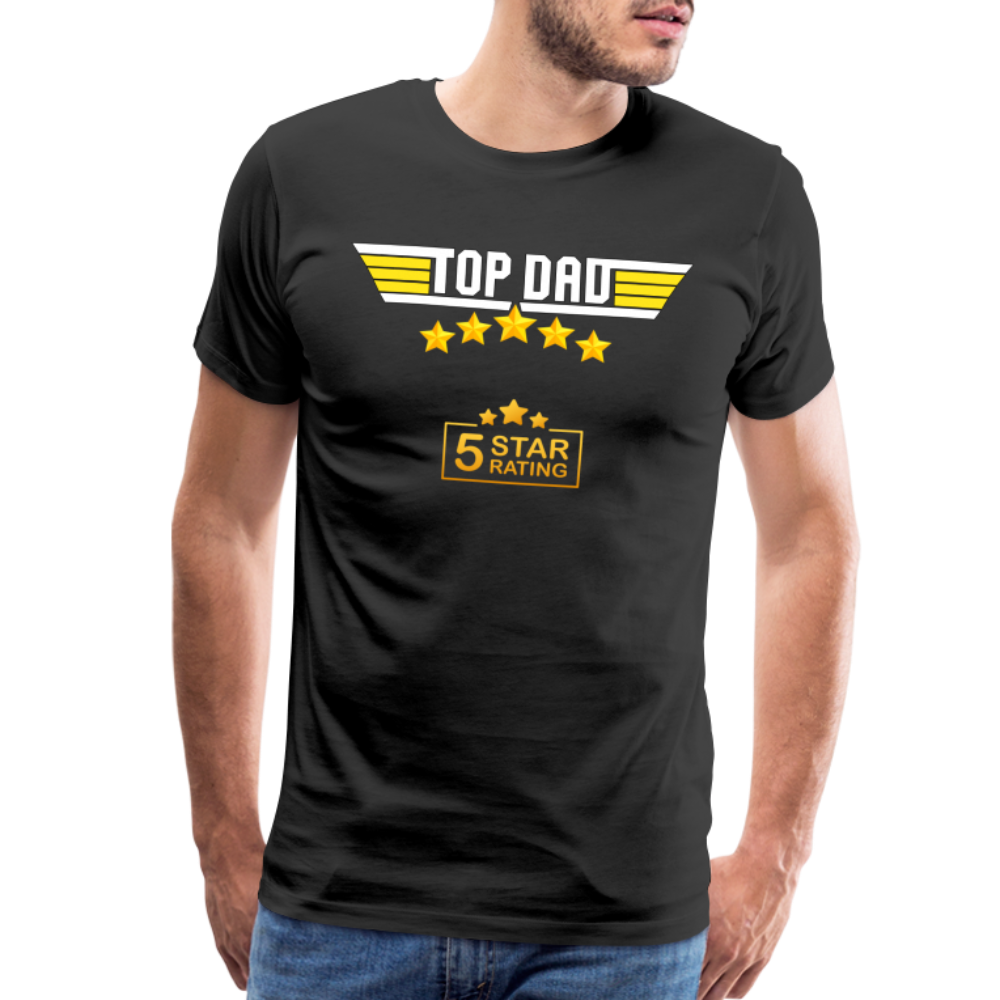 Gift For Dad, Fathers Day Gift, Top Dad Shirt, Top Dad T-Shirt, Funny Dad Shirt, Gift For Husband, Best Dad Shirt, Fathers Day Gift Idea - black