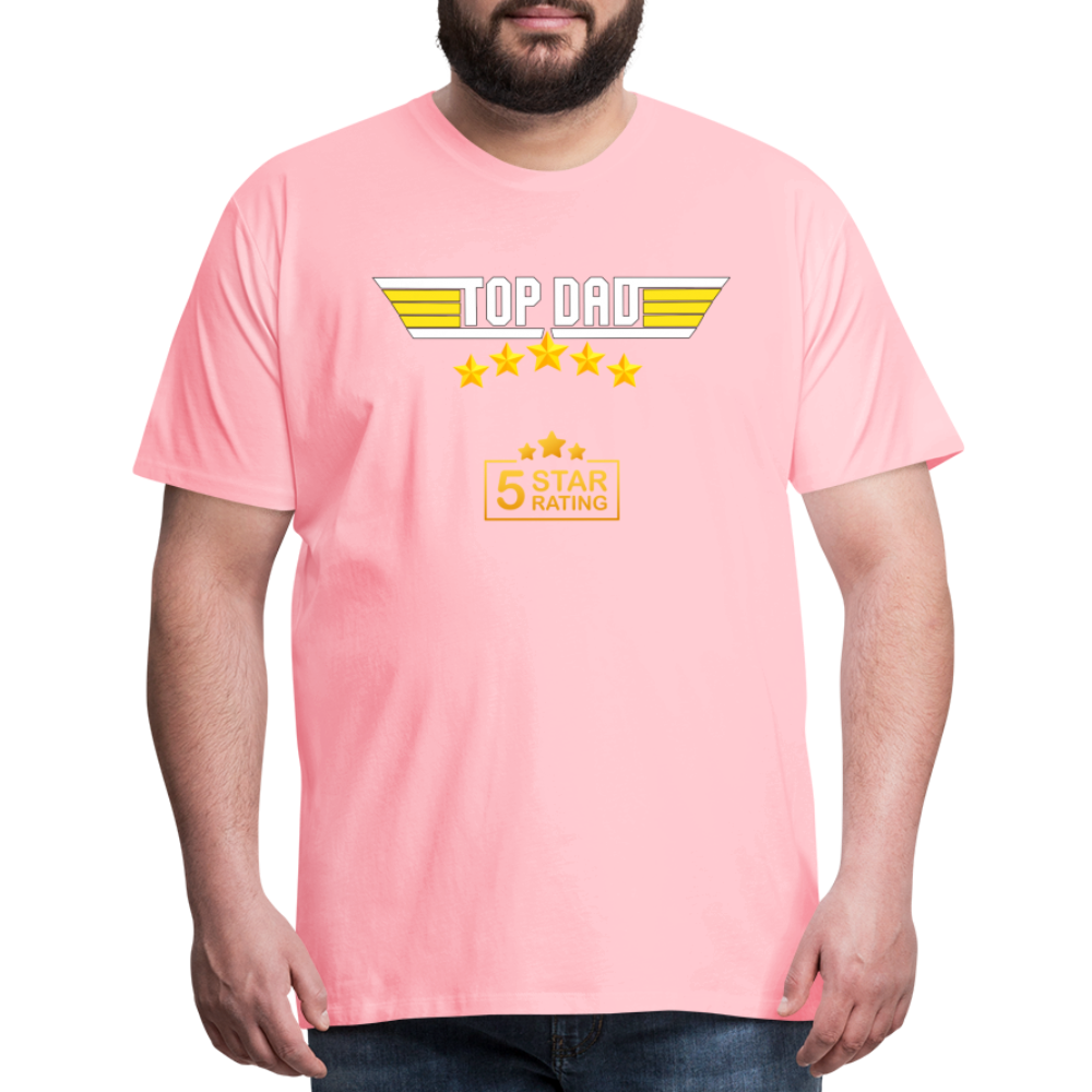 Gift For Dad, Fathers Day Gift, Top Dad Shirt, Top Dad T-Shirt, Funny Dad Shirt, Gift For Husband, Best Dad Shirt, Fathers Day Gift Idea - pink