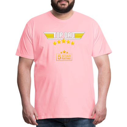 Gift For Dad, Fathers Day Gift, Top Dad Shirt, Top Dad T-Shirt, Funny Dad Shirt, Gift For Husband, Best Dad Shirt, Fathers Day Gift Idea - pink