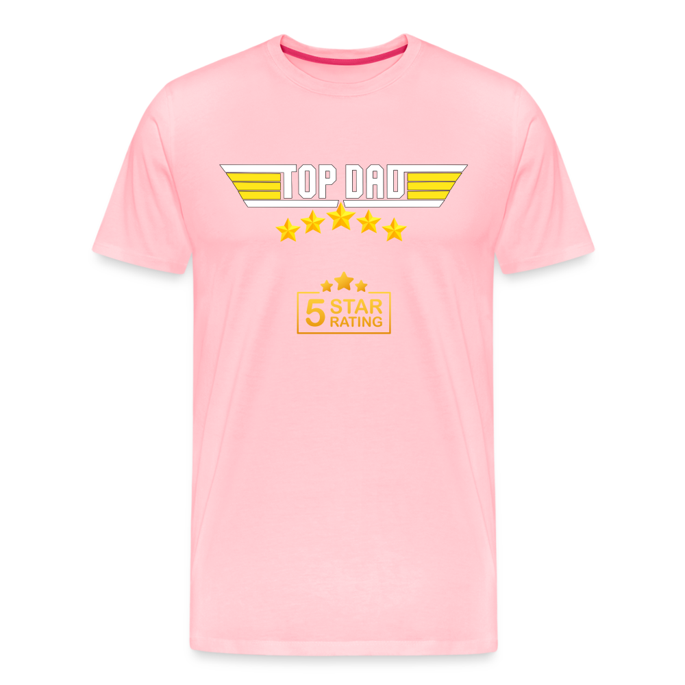 Gift For Dad, Fathers Day Gift, Top Dad Shirt, Top Dad T-Shirt, Funny Dad Shirt, Gift For Husband, Best Dad Shirt, Fathers Day Gift Idea - pink