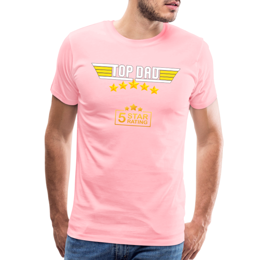 Gift For Dad, Fathers Day Gift, Top Dad Shirt, Top Dad T-Shirt, Funny Dad Shirt, Gift For Husband, Best Dad Shirt, Fathers Day Gift Idea - pink