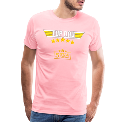 Gift For Dad, Fathers Day Gift, Top Dad Shirt, Top Dad T-Shirt, Funny Dad Shirt, Gift For Husband, Best Dad Shirt, Fathers Day Gift Idea - pink