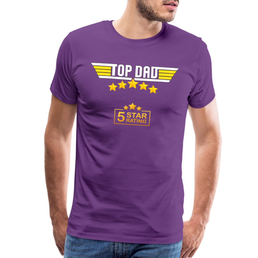 Gift For Dad, Fathers Day Gift, Top Dad Shirt, Top Dad T-Shirt, Funny Dad Shirt, Gift For Husband, Best Dad Shirt, Fathers Day Gift Idea - purple