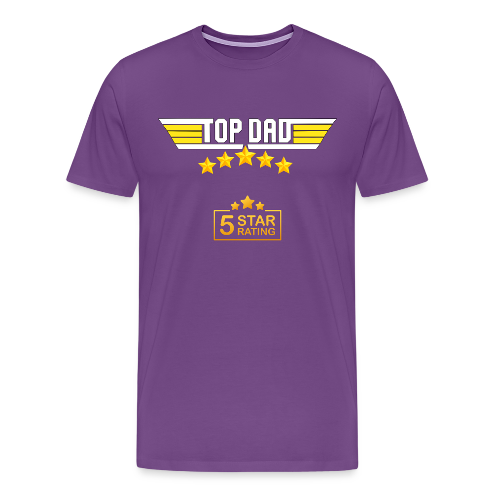 Gift For Dad, Fathers Day Gift, Top Dad Shirt, Top Dad T-Shirt, Funny Dad Shirt, Gift For Husband, Best Dad Shirt, Fathers Day Gift Idea - purple