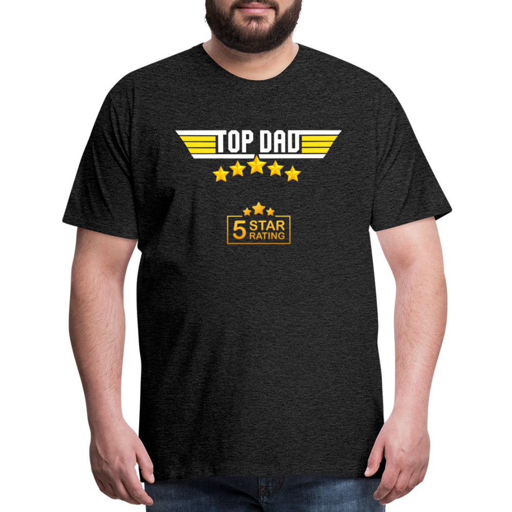 Gift For Dad, Fathers Day Gift, Top Dad Shirt, Top Dad T-Shirt, Funny Dad Shirt, Gift For Husband, Best Dad Shirt, Fathers Day Gift Idea - charcoal grey