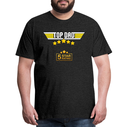 Gift For Dad, Fathers Day Gift, Top Dad Shirt, Top Dad T-Shirt, Funny Dad Shirt, Gift For Husband, Best Dad Shirt, Fathers Day Gift Idea - charcoal grey