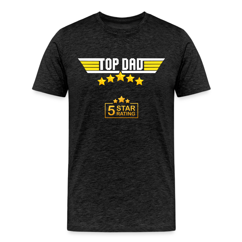 Gift For Dad, Fathers Day Gift, Top Dad Shirt, Top Dad T-Shirt, Funny Dad Shirt, Gift For Husband, Best Dad Shirt, Fathers Day Gift Idea - charcoal grey
