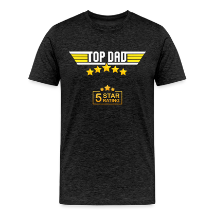 Gift For Dad, Fathers Day Gift, Top Dad Shirt, Top Dad T-Shirt, Funny Dad Shirt, Gift For Husband, Best Dad Shirt, Fathers Day Gift Idea - charcoal grey
