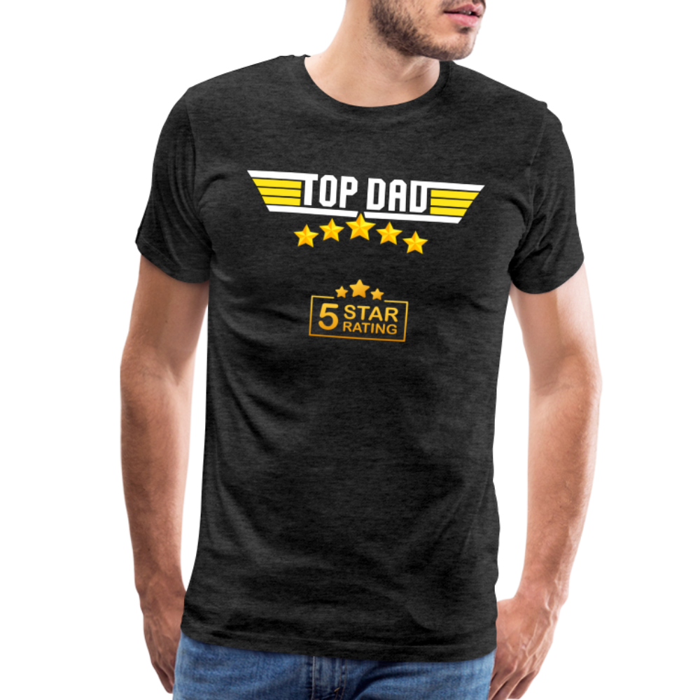 Gift For Dad, Fathers Day Gift, Top Dad Shirt, Top Dad T-Shirt, Funny Dad Shirt, Gift For Husband, Best Dad Shirt, Fathers Day Gift Idea - charcoal grey