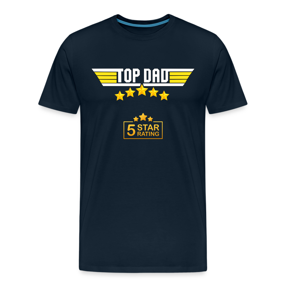 Gift For Dad, Fathers Day Gift, Top Dad Shirt, Top Dad T-Shirt, Funny Dad Shirt, Gift For Husband, Best Dad Shirt, Fathers Day Gift Idea - deep navy
