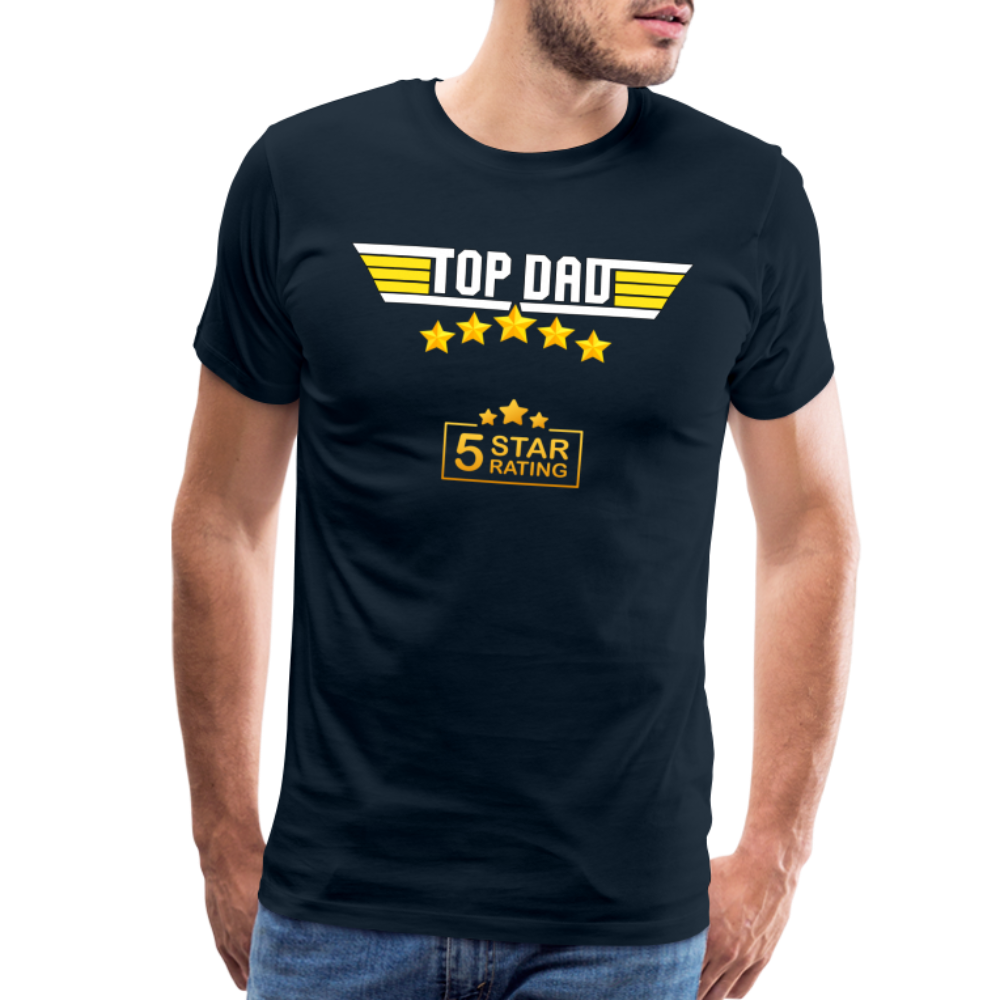 Gift For Dad, Fathers Day Gift, Top Dad Shirt, Top Dad T-Shirt, Funny Dad Shirt, Gift For Husband, Best Dad Shirt, Fathers Day Gift Idea - deep navy