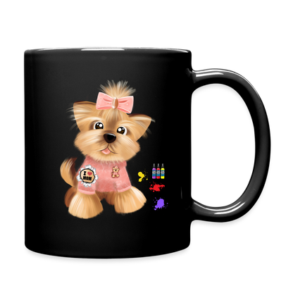 Dog Lover Mug, Dog Mama Mug, I Love Mom Mug, Cute Dog Mug, Tattoo Dog Mug, Funny Dog Mug, Pet Lover Mug, Dog Mom Mug, Gift For Her - black