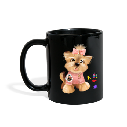 Dog Lover Mug, Dog Mama Mug, I Love Mom Mug, Cute Dog Mug, Tattoo Dog Mug, Funny Dog Mug, Pet Lover Mug, Dog Mom Mug, Gift For Her - black