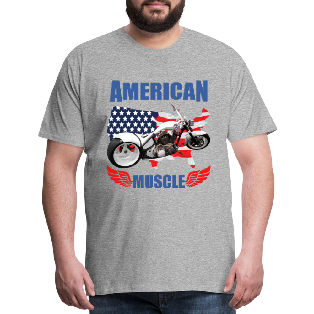 American Muscle Shirt, Motorcycle Shirt, Biker Shirt, Motorcycle Gift, Motorcycle Tshirt, Motorcycle Shirts, Motorcycle T Shirt, Biker Shirts - heather gray