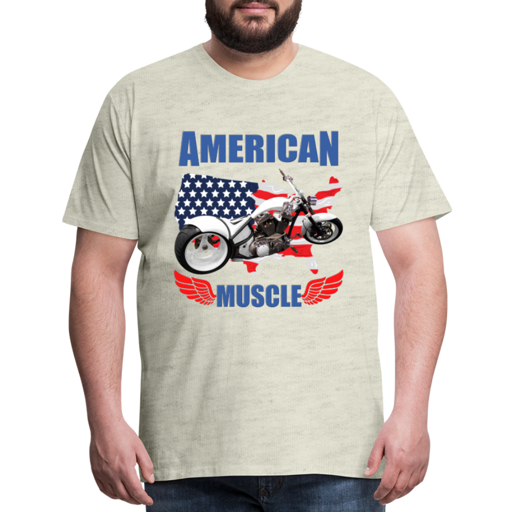 American Muscle Shirt, Motorcycle Shirt, Biker Shirt, Motorcycle Gift, Motorcycle Tshirt, Motorcycle Shirts, Motorcycle T Shirt, Biker Shirts - heather oatmeal