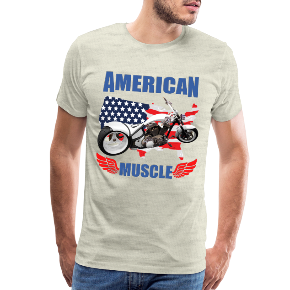 American Muscle Shirt, Motorcycle Shirt, Biker Shirt, Motorcycle Gift, Motorcycle Tshirt, Motorcycle Shirts, Motorcycle T Shirt, Biker Shirts - heather oatmeal