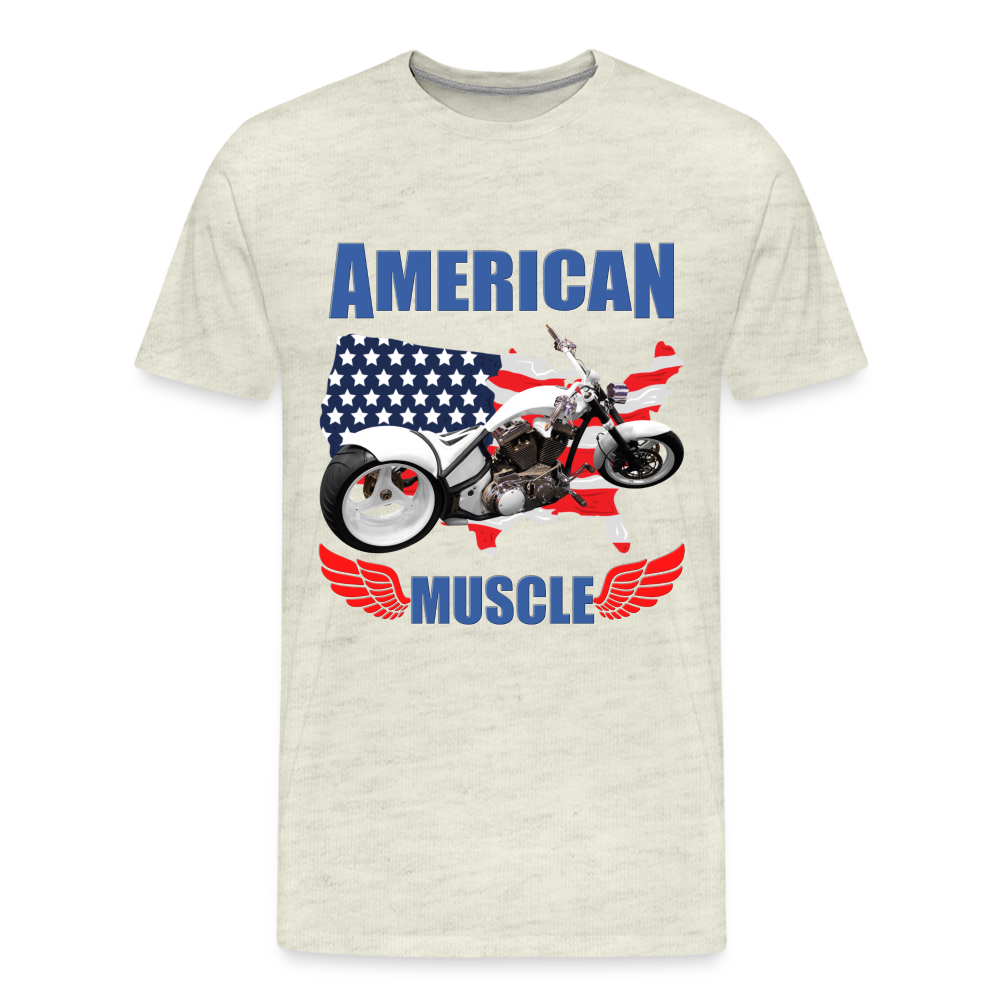 American Muscle Shirt, Motorcycle Shirt, Biker Shirt, Motorcycle Gift, Motorcycle Tshirt, Motorcycle Shirts, Motorcycle T Shirt, Biker Shirts - heather oatmeal