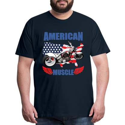 American Muscle Shirt, Motorcycle Shirt, Biker Shirt, Motorcycle Gift, Motorcycle Tshirt, Motorcycle Shirts, Motorcycle T Shirt, Biker Shirts - deep navy