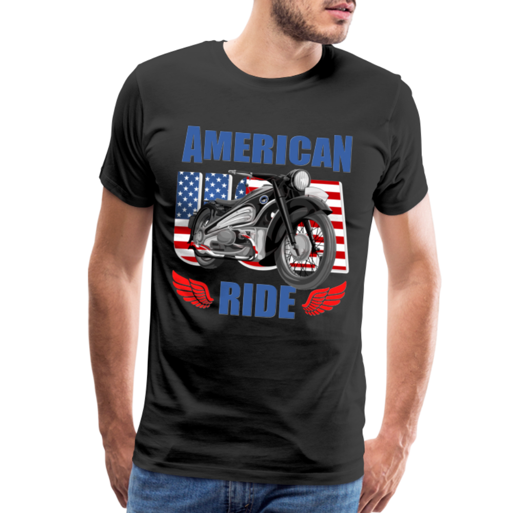 American Ride Shirt, Motorcycle Shirt, Biker Shirt, Motorcycle Gift, Motorcycle Tshirt, Motorcycle Shirts, Motorcycle T Shirt, Biker Shirts - black