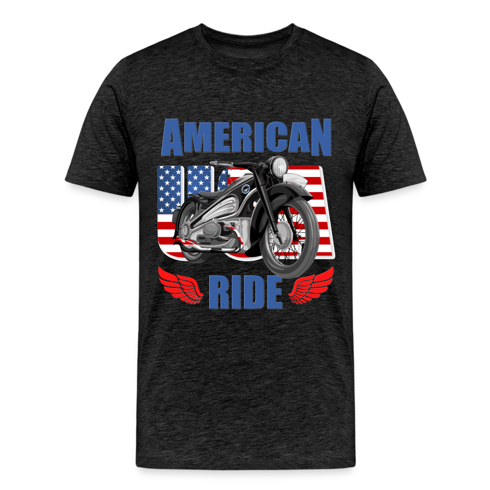 American Ride Shirt, Motorcycle Shirt, Biker Shirt, Motorcycle Gift, Motorcycle Tshirt, Motorcycle Shirts, Motorcycle T Shirt, Biker Shirts - charcoal grey