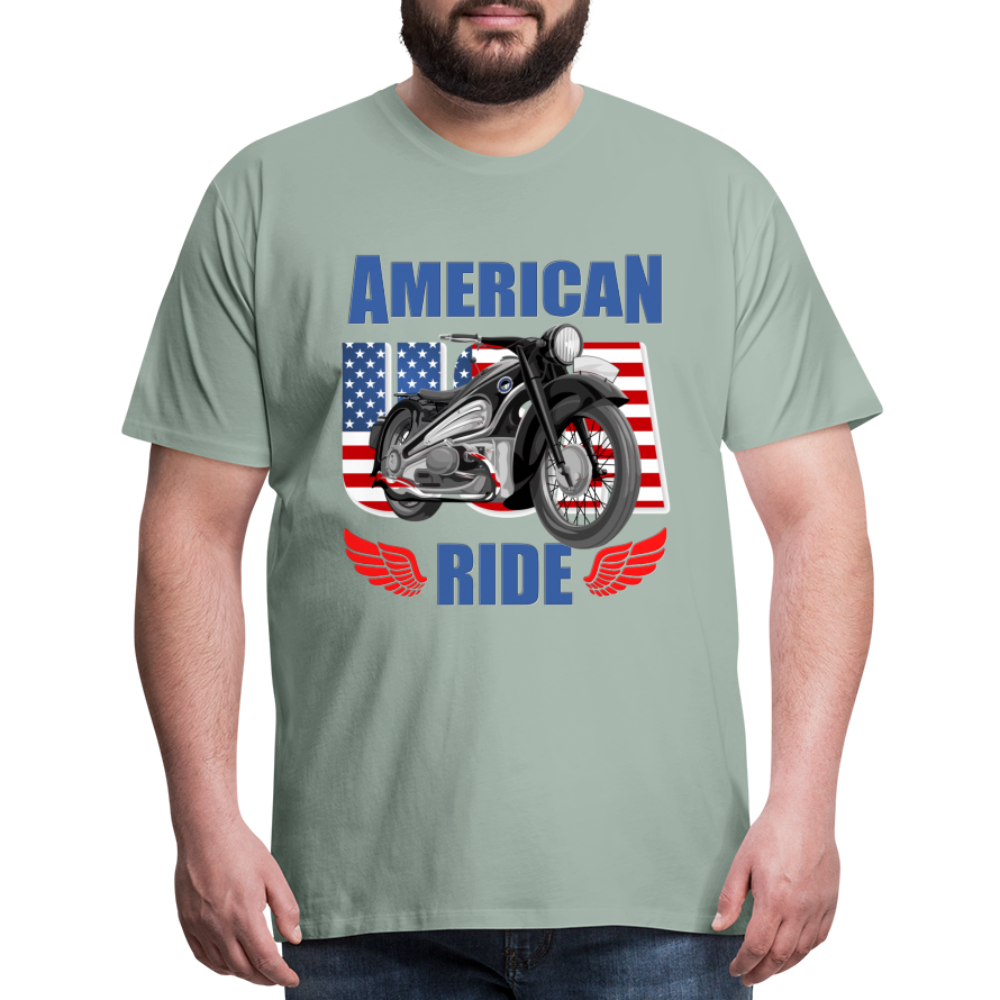 American Ride Shirt, Motorcycle Shirt, Biker Shirt, Motorcycle Gift, Motorcycle Tshirt, Motorcycle Shirts, Motorcycle T Shirt, Biker Shirts - steel green