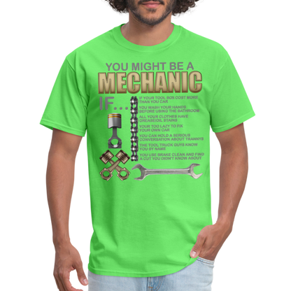 Mechanic Gift, Mechanic Shirt, You Might Be A Mechanic, Diesel Mechanic, Gift For Mechanic, Car Mechanic, Car Guy Shirt, Funny Dad Shirt - kiwi