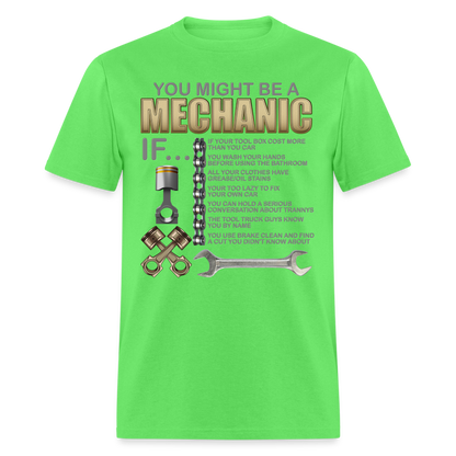 Mechanic Gift, Mechanic Shirt, You Might Be A Mechanic, Diesel Mechanic, Gift For Mechanic, Car Mechanic, Car Guy Shirt, Funny Dad Shirt - kiwi