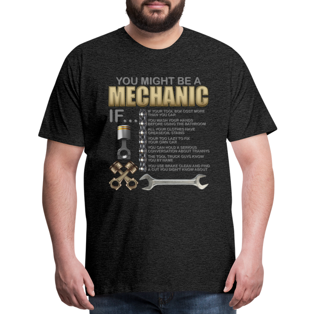 Mechanic Gift, Mechanic Shirt, You Might Be A Mechanic, Diesel Mechanic, Gift For Mechanic, Car Mechanic, Car Guy Shirt, Funny Dad Shirt - charcoal grey