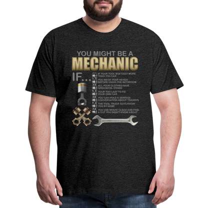 Mechanic Gift, Mechanic Shirt, You Might Be A Mechanic, Diesel Mechanic, Gift For Mechanic, Car Mechanic, Car Guy Shirt, Funny Dad Shirt - charcoal grey