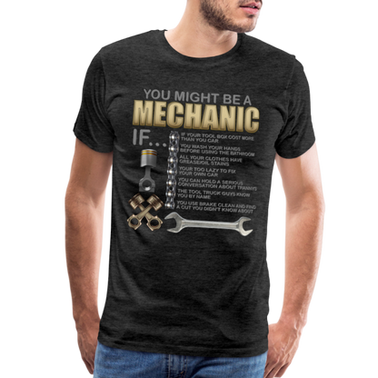 Mechanic Gift, Mechanic Shirt, You Might Be A Mechanic, Diesel Mechanic, Gift For Mechanic, Car Mechanic, Car Guy Shirt, Funny Dad Shirt - charcoal grey