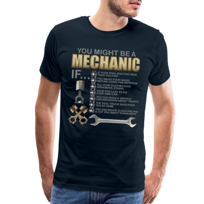 Mechanic Gift, Mechanic Shirt, You Might Be A Mechanic, Diesel Mechanic, Gift For Mechanic, Car Mechanic, Car Guy Shirt, Funny Dad Shirt - deep navy
