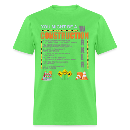 Construction Gift, Construction Crew, Construction Worker, You Might Be A, Construction Party, Construction Manager, Engineering Shirt, Dump Truck Shirt, Construction Theme, Funny Dad Shirt, Fathers Day Shirt - kiwi