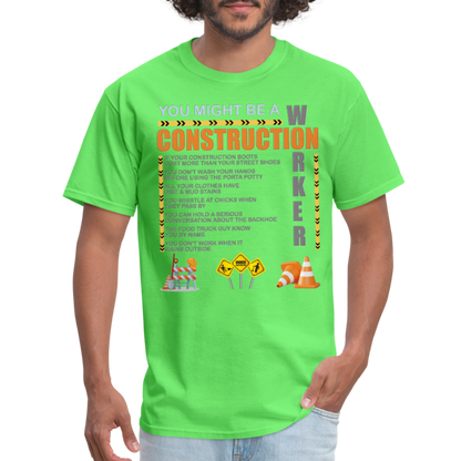 Construction Gift, Construction Crew, Construction Worker, You Might Be A, Construction Party, Construction Manager, Engineering Shirt, Dump Truck Shirt, Construction Theme, Funny Dad Shirt, Fathers Day Shirt - kiwi