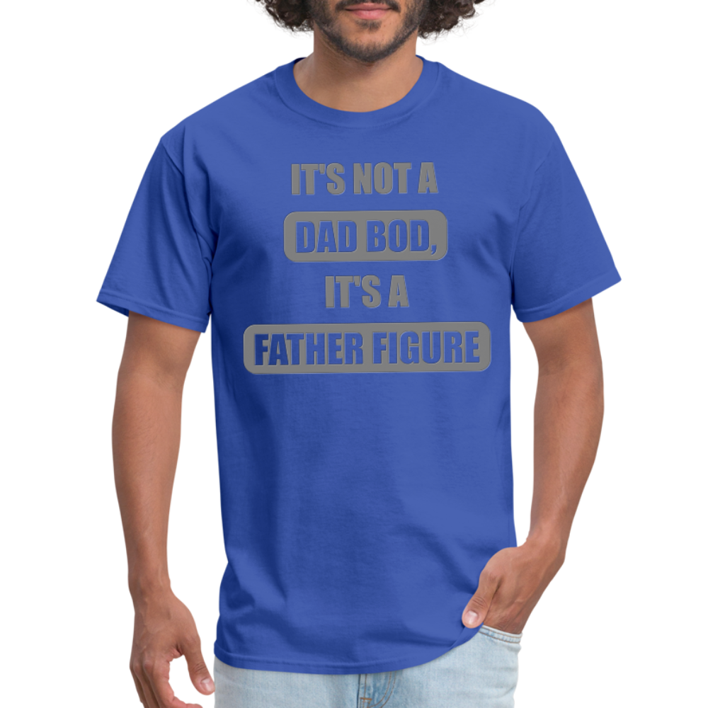 Dad Bod Shirt, Funny Dad Shirt, Father Figure Shirt, Dad Bod, New Dad Shirt, Dad Joke Shirt, Daddy Shirt, Funny Dad Shirts, Best Dad Shirt, New Dad, Funny Gift For Dad - royal blue