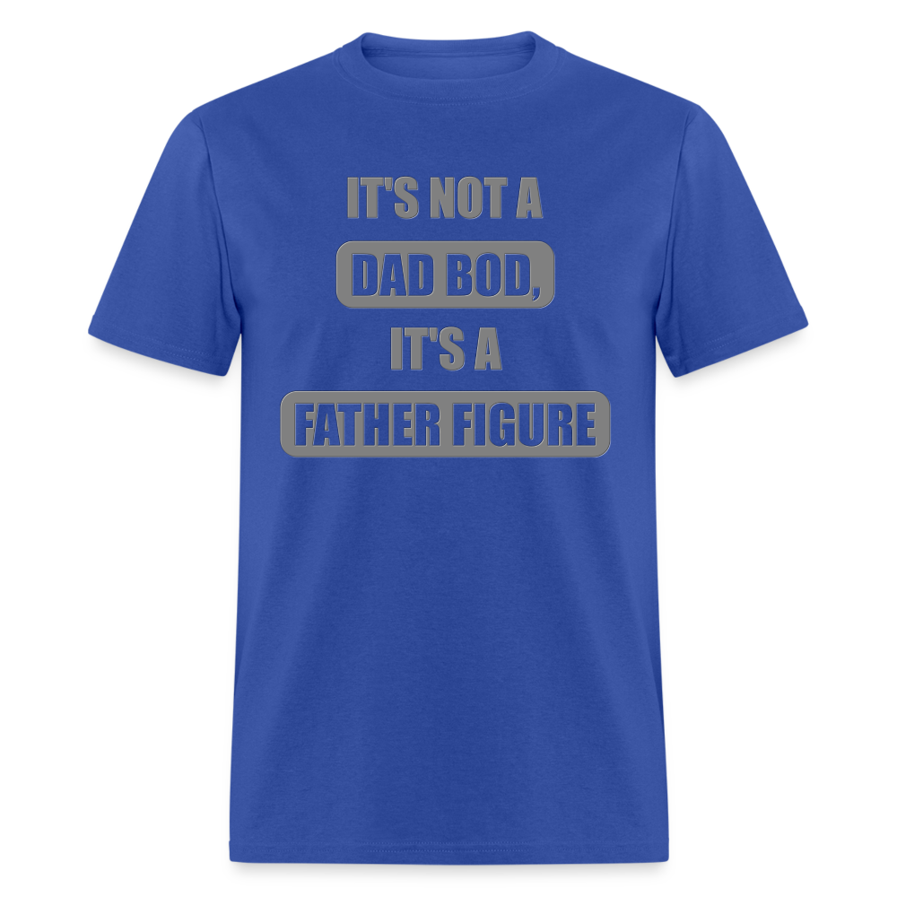 Dad Bod Shirt, Funny Dad Shirt, Father Figure Shirt, Dad Bod, New Dad Shirt, Dad Joke Shirt, Daddy Shirt, Funny Dad Shirts, Best Dad Shirt, New Dad, Funny Gift For Dad - royal blue