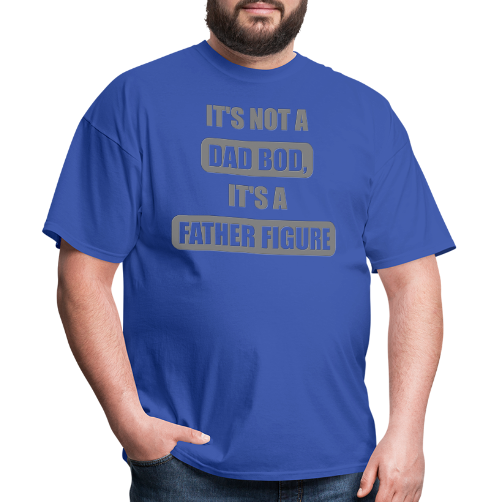Dad Bod Shirt, Funny Dad Shirt, Father Figure Shirt, Dad Bod, New Dad Shirt, Dad Joke Shirt, Daddy Shirt, Funny Dad Shirts, Best Dad Shirt, New Dad, Funny Gift For Dad - royal blue
