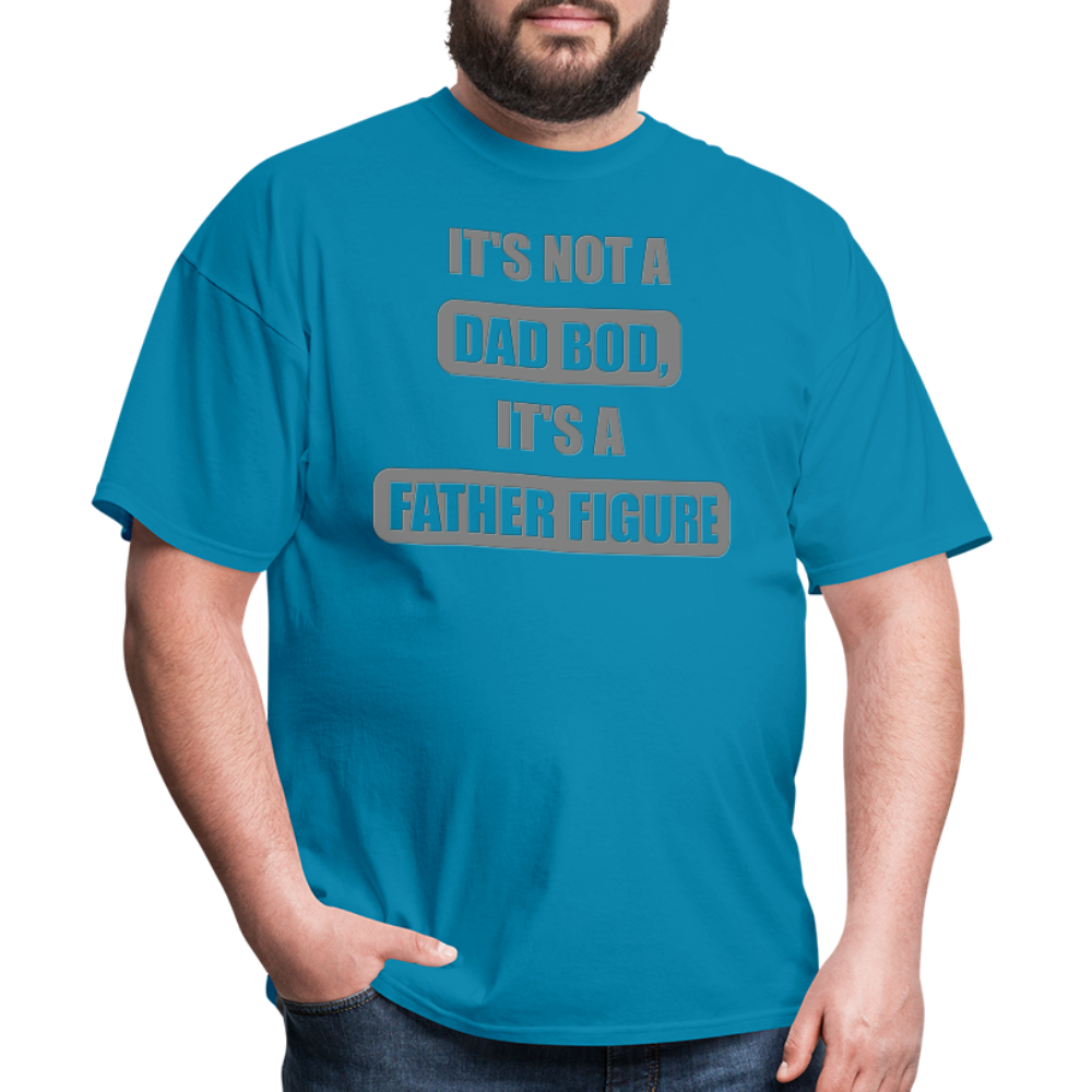 Dad Bod Shirt, Funny Dad Shirt, Father Figure Shirt, Dad Bod, New Dad Shirt, Dad Joke Shirt, Daddy Shirt, Funny Dad Shirts, Best Dad Shirt, New Dad, Funny Gift For Dad - turquoise