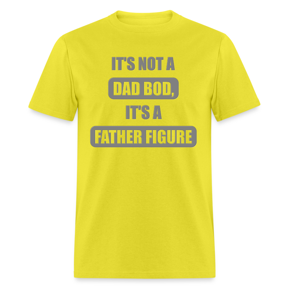 Dad Bod Shirt, Funny Dad Shirt, Father Figure Shirt, Dad Bod, New Dad Shirt, Dad Joke Shirt, Daddy Shirt, Funny Dad Shirts, Best Dad Shirt, New Dad, Funny Gift For Dad - yellow