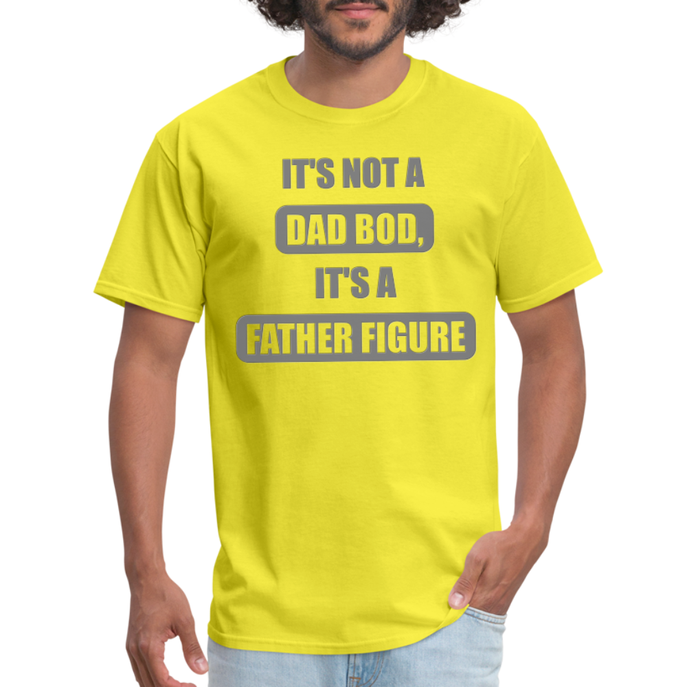 Dad Bod Shirt, Funny Dad Shirt, Father Figure Shirt, Dad Bod, New Dad Shirt, Dad Joke Shirt, Daddy Shirt, Funny Dad Shirts, Best Dad Shirt, New Dad, Funny Gift For Dad - yellow