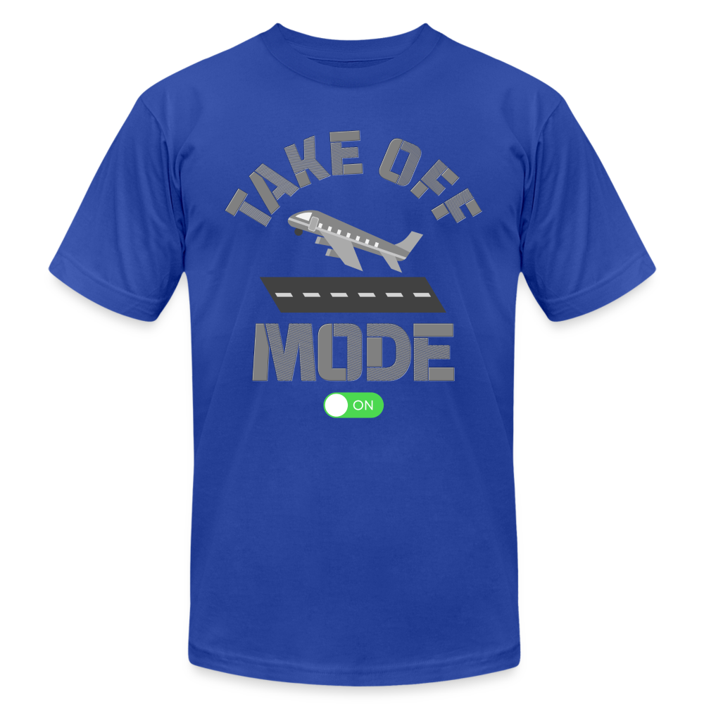 Take Off Mode, Travel Shirt, Vacation Shirt, Airplane Shirt, Pilot Shirt, Vacation Mode, Vacay Mode, Adventure Shirt, Aviation Shirt - royal blue