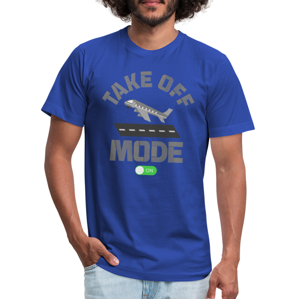 Take Off Mode, Travel Shirt, Vacation Shirt, Airplane Shirt, Pilot Shirt, Vacation Mode, Vacay Mode, Adventure Shirt, Aviation Shirt - royal blue