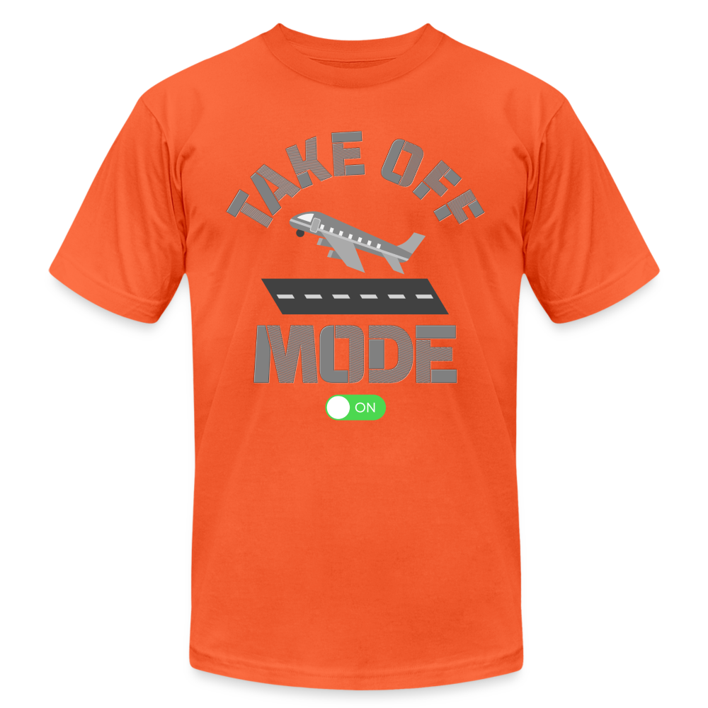 Take Off Mode, Travel Shirt, Vacation Shirt, Airplane Shirt, Pilot Shirt, Vacation Mode, Vacay Mode, Adventure Shirt, Aviation Shirt - orange