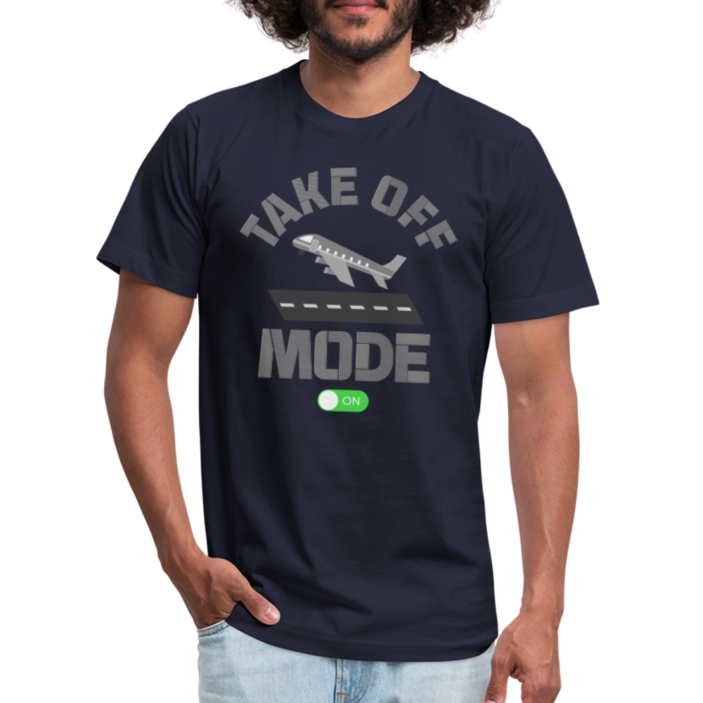 Take Off Mode, Travel Shirt, Vacation Shirt, Airplane Shirt, Pilot Shirt, Vacation Mode, Vacay Mode, Adventure Shirt, Aviation Shirt - navy