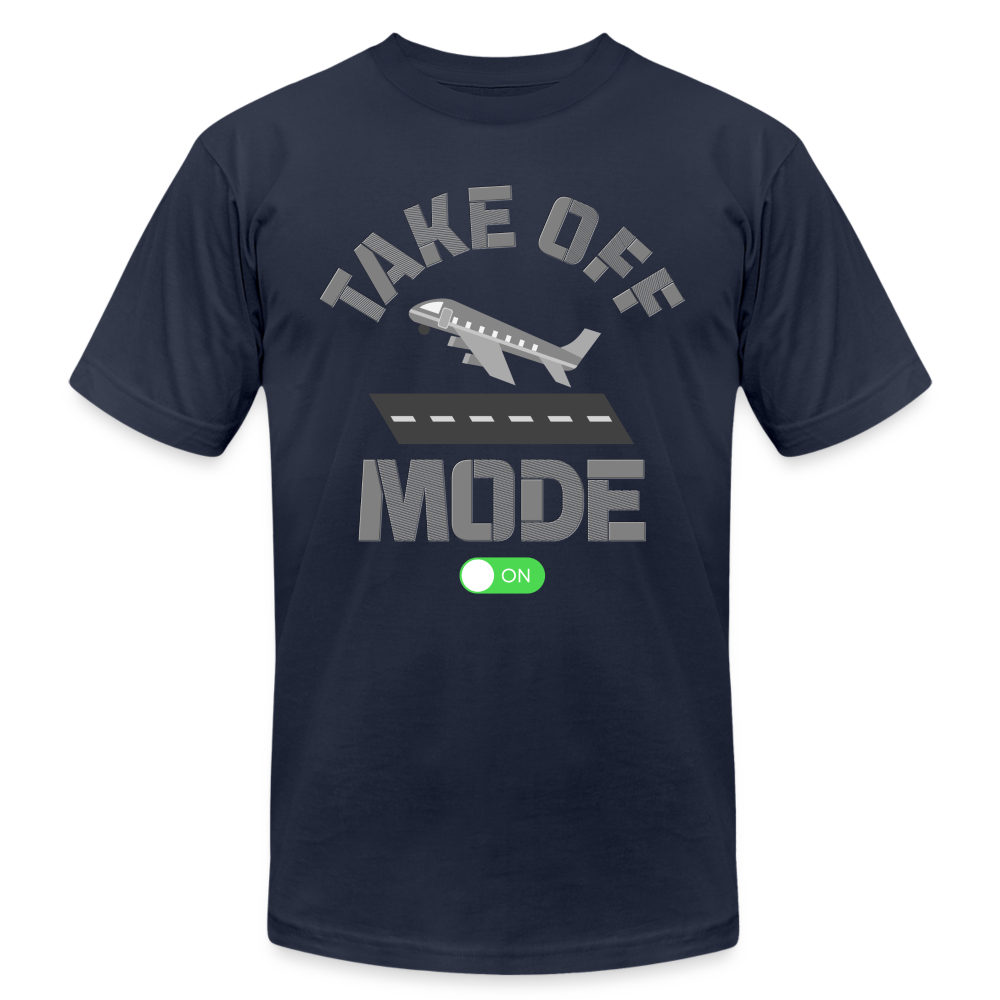 Take Off Mode, Travel Shirt, Vacation Shirt, Airplane Shirt, Pilot Shirt, Vacation Mode, Vacay Mode, Adventure Shirt, Aviation Shirt - navy