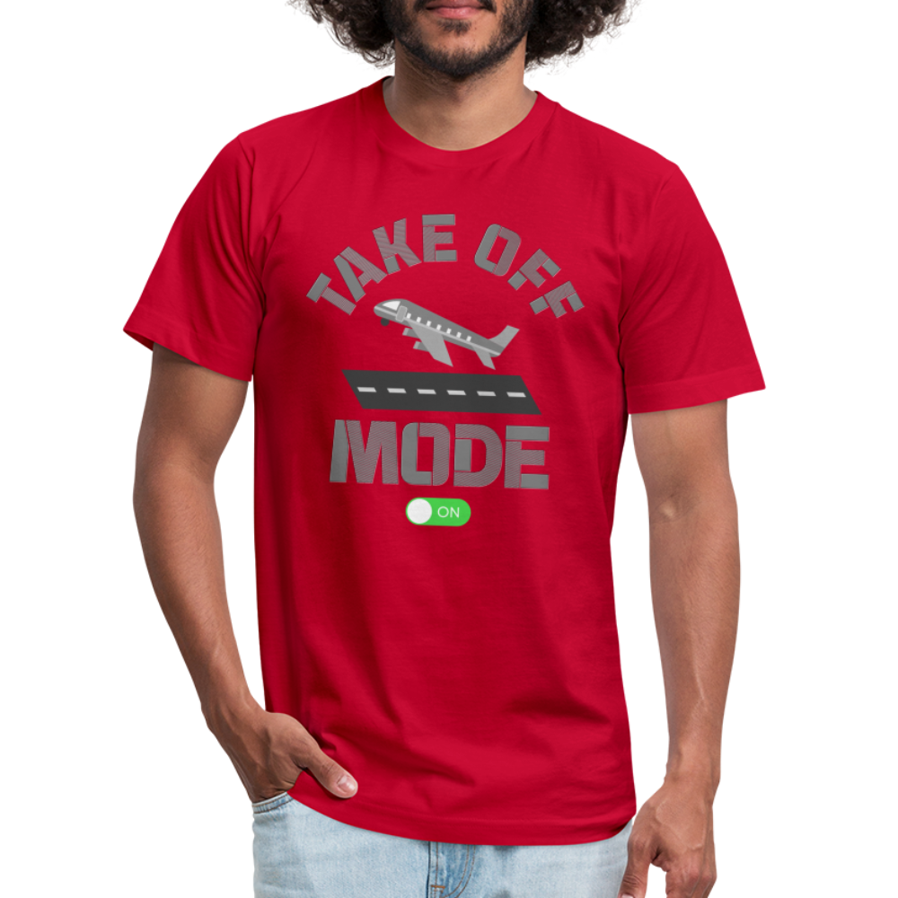 Take Off Mode, Travel Shirt, Vacation Shirt, Airplane Shirt, Pilot Shirt, Vacation Mode, Vacay Mode, Adventure Shirt, Aviation Shirt - red