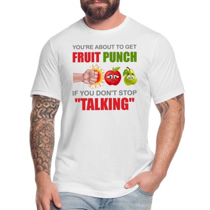 You're About To Get Fruit Punch, Foodie Shirt, Foodie Gifts, Funny Food Shirt, Food Shirt, Gift For Foodie, Fruit Shirt - white