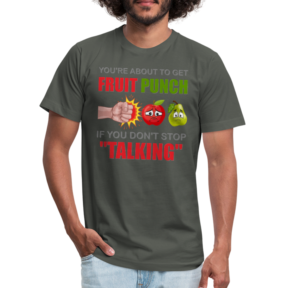 You're About To Get Fruit Punch, Foodie Shirt, Foodie Gifts, Funny Food Shirt, Food Shirt, Gift For Foodie, Fruit Shirt - asphalt