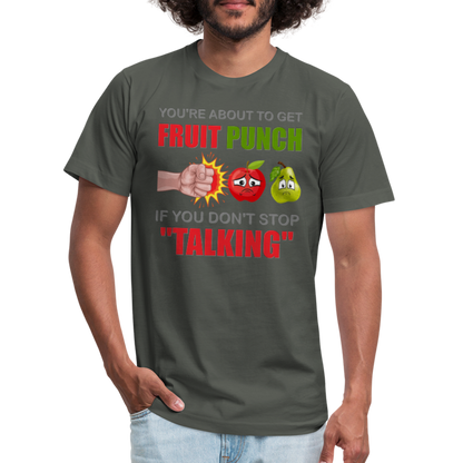 You're About To Get Fruit Punch, Foodie Shirt, Foodie Gifts, Funny Food Shirt, Food Shirt, Gift For Foodie, Fruit Shirt - asphalt