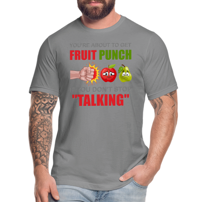 You're About To Get Fruit Punch, Foodie Shirt, Foodie Gifts, Funny Food Shirt, Food Shirt, Gift For Foodie, Fruit Shirt - slate